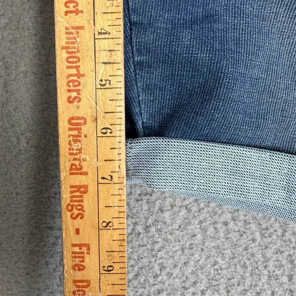 34 Heritage Denim Shorts Mens 34 Blue Jean Distressed Cuffed Stretch 5 Pocket